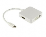 Deltaco DP-MULTI1, Mini DP/DVI/HDMI/DP, 0.2 m