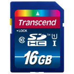 MEMORY SDHC 16GB UHS-I 300X/C10 TS16GSDU1 TRANSCEND