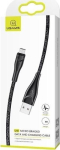 USAMS punutud kaabel 3M Lightning iPhone 2A Apple iPad Fast jaoks