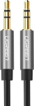 UGREEN AUX 3,5 mm, 3 m, must, AV119
