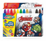 Keeratavad rasvakriidid Colorino Marvel Avengers, 3 in 1, 12 v&auml;rvi