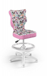 Ergonoomiline lastetool Entelo Petit White ST31, roosa