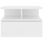 vidaXL seinale kinnitatav &ouml;&ouml;kapp valge 40x31x27 cm puitlaastplaat