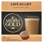 Kohvikapslid Aroma Gold Cafe Au Lait, 160g