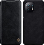 Atveramie maciņi Nillkin Xiaomi Mi 11 Qin Book Case Black 6902048214118 NQBCFXM11B (6902048214118)