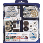 Tarvikute komplekt, 70 tk Dremel EZ SpeedClic