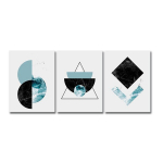 Kolmeosaline reproduktsioon Geomeetrilised kujundid