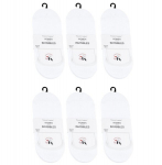 Sokid naistele, valge, 6 paari