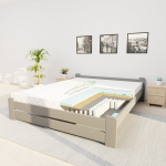Voodi madratsiga Peace PS1 90 x 200, hall