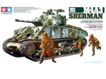 Tamiya mudelikomplekt - U.S. Medium Tank M4A3 Sherman 105mm Howitzer Assault Support, 1/35, 35251