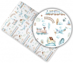 Voodilina My Baby kummiga, puuvillane, 120 x 60