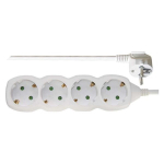Toitejuhe Schuko &ndash; 4 pistikupesa, 3.0m, 1,5mm&sup2;