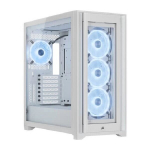 Korpus PC case iCUE 5000X RGB QL TG Mid Tower white