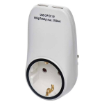 Toitepesa + 2xUSB 5V 2.1A