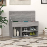 vidaXL jalatsipink, hall Sonoma tamm, 80 x 30 x 45 cm, tehispuit