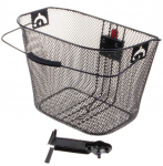 Jalgratta esikorv 35 x 25 x 26 cm, v&auml;rv: must, Verso XD-057 (131092) 7138