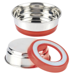 Croci metallist kauss punase kummip&otilde;hjaga, 820ml