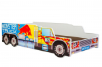 Lastevoodi Riko madratsiga 146 cm x 74 cm x 38 cm, monster car