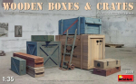 Liimitav mudel MiniArt 35581 Wooden Boxes & Crates 1/35