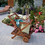 Mobiilne v&auml;libaar/laud Victoria, pruun