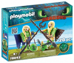 M&auml;ngukomplekt 70042 PLAYMOBIL&reg; Dragon, Ruffnut ja Tuffnut koos lendavate kost&uuml;&uuml;midega