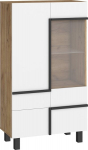 Vitriin Meblocross Lars 12 1D1S, valge/helepruun