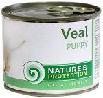 Nature's Protection Puppy Veal konserv koertele vasikalihaga, 200 g