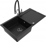 Graniidist k&ouml;&ouml;givalamu Mexen Leo koos segisti ja sifooniga, Must+Must/Kroom