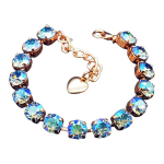 K&auml;ev&otilde;ru naistele DiamondSky &bdquo;Classic (Light Sapphire Shimmer)&ldquo; Swarovski kristallidega