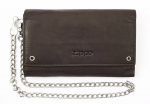 Biker nahast rahakott Zippo