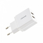 Reisilaadija USAMS CC090 USB 2.1A, valge