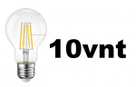 LED pirnid, 10 tk Filament G.LUX GR-LED-A60-8W 2700K