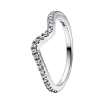 Pandora Laineline h&otilde;bedane s&otilde;rmus tsirkoonidega Ajatu 192539C01, Clear