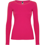 Naiste pikkade varrukatega T-s&auml;rk - Medium Fit, roosa