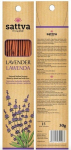 Looduslikud India viirukid &bdquo;Lavendel&ldquo; &ndash; SATTVA (15 tk, 30 g)