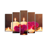 Viieosaline reproduktsioon Orhideed ja k&uuml;&uuml;nlad