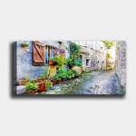 Reproduktsioon l&otilde;uendil Lilled, 50x120 cm