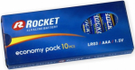 Patareid Rocket Alkaline AAA LR03, 10 tk