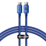 USB-C kaabel - BASEUS - Crystal Shine - 100W - 1,2M - Sinine