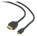 HDMI-kaabel - Gembird - CC-HDMID-15 - 4.5 m - Must - Micro HDMI