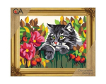 Kanvaa pildiga - tikkimiskomplekt, 22cm x 30cm, Collection D'Art, 6282K