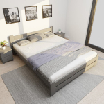 Voodi madratsiga Harmony RS 120x200 Hall