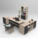 M&ouml;&ouml;blikomplekt Kalune Design VO15, pruun / must