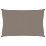 vidaXL oxford-kangast p&auml;ikesepuri, ristk&uuml;lik, 3 x 6 m, pruunikashall, Tumehall