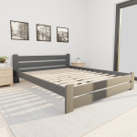 Voodi NERIS, 90x200 cm, grafiitv&auml;rvid