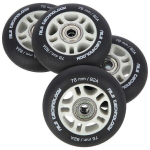 Rulluisurattad Nils Extreme 76mm/82A koos laagritega, must