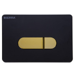 Kahesuunaline nupp WC alamv&otilde;rgu raamile Slim Pacific, must/kuldne