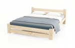 Voodi madratsiga LEISURE KS1 90x200 Looduslikud v&auml;rvid
