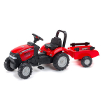 Laste pedaalidega traktor Case IH treileriga Falk