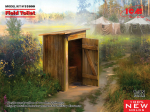 Kokkupandav mudel ICM 35800 WC (Field Toilet) 1/35